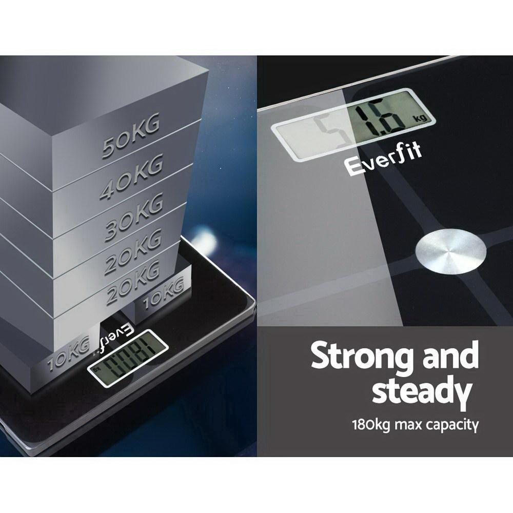 Bathroom Scales Digital Weighing Scale 180KG Electronic Monitor Tracker-3