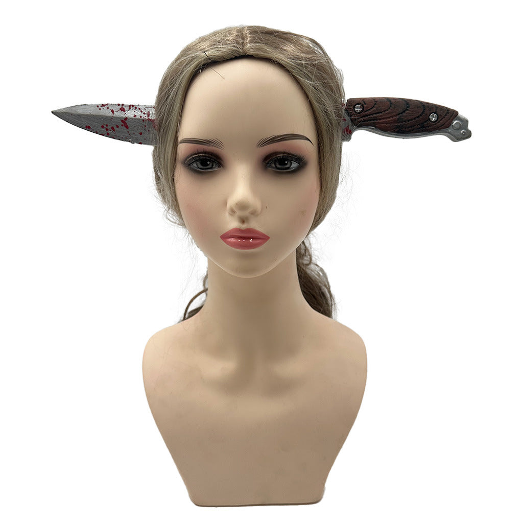 Halloween headband hairband decorations with spooky themed embellishments from ClaudiaG Home, perfect for festive costumes.