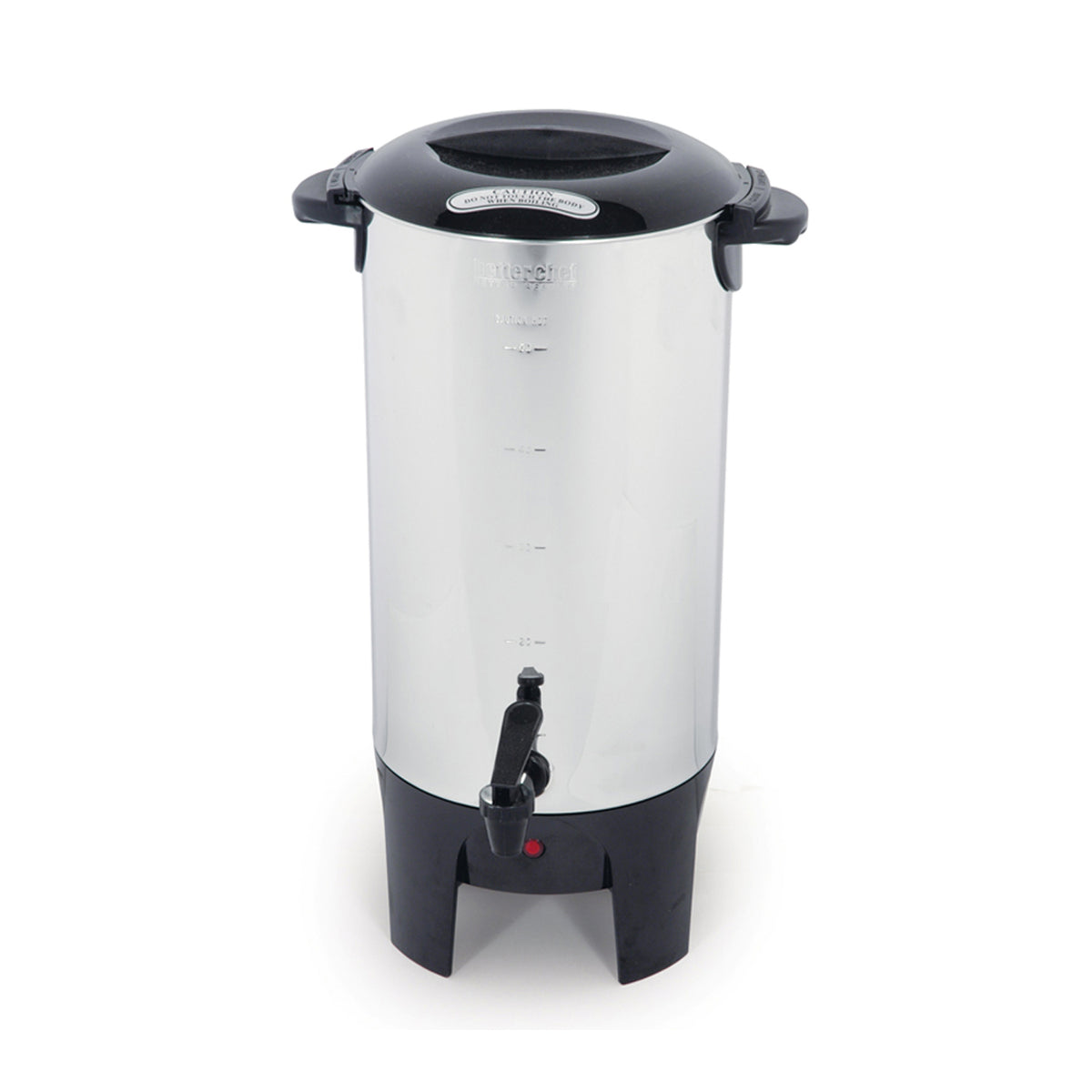 Better Chef 10-50 cup coffeemaker from kitchen appliances, large brew capacity, black and stainless steel design.