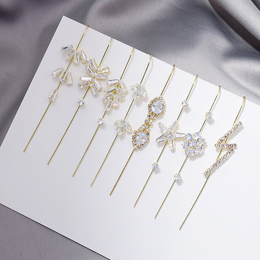 Personalized Piercing Ear Needles European And American Fashion Trend Earrings