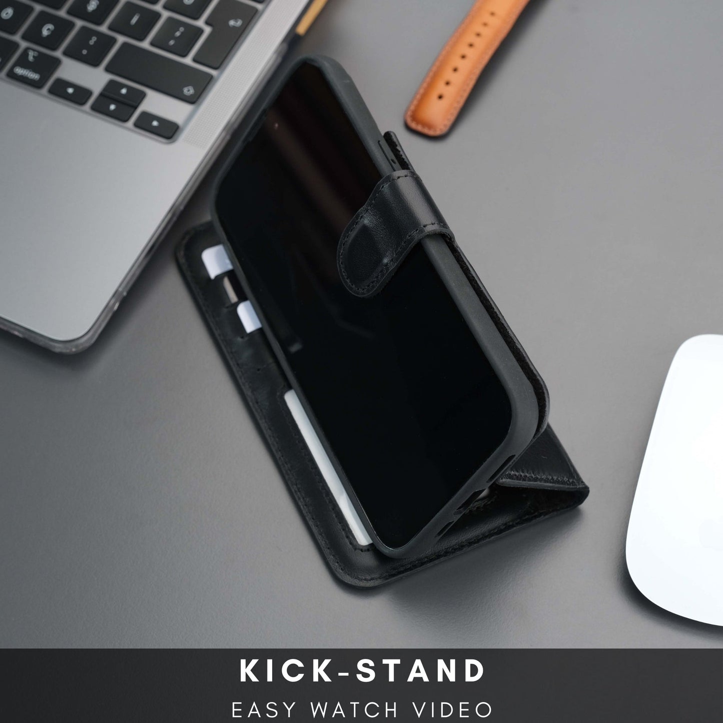 Casper Leather iPhone 14 Pro Wallet Case | MagSafe