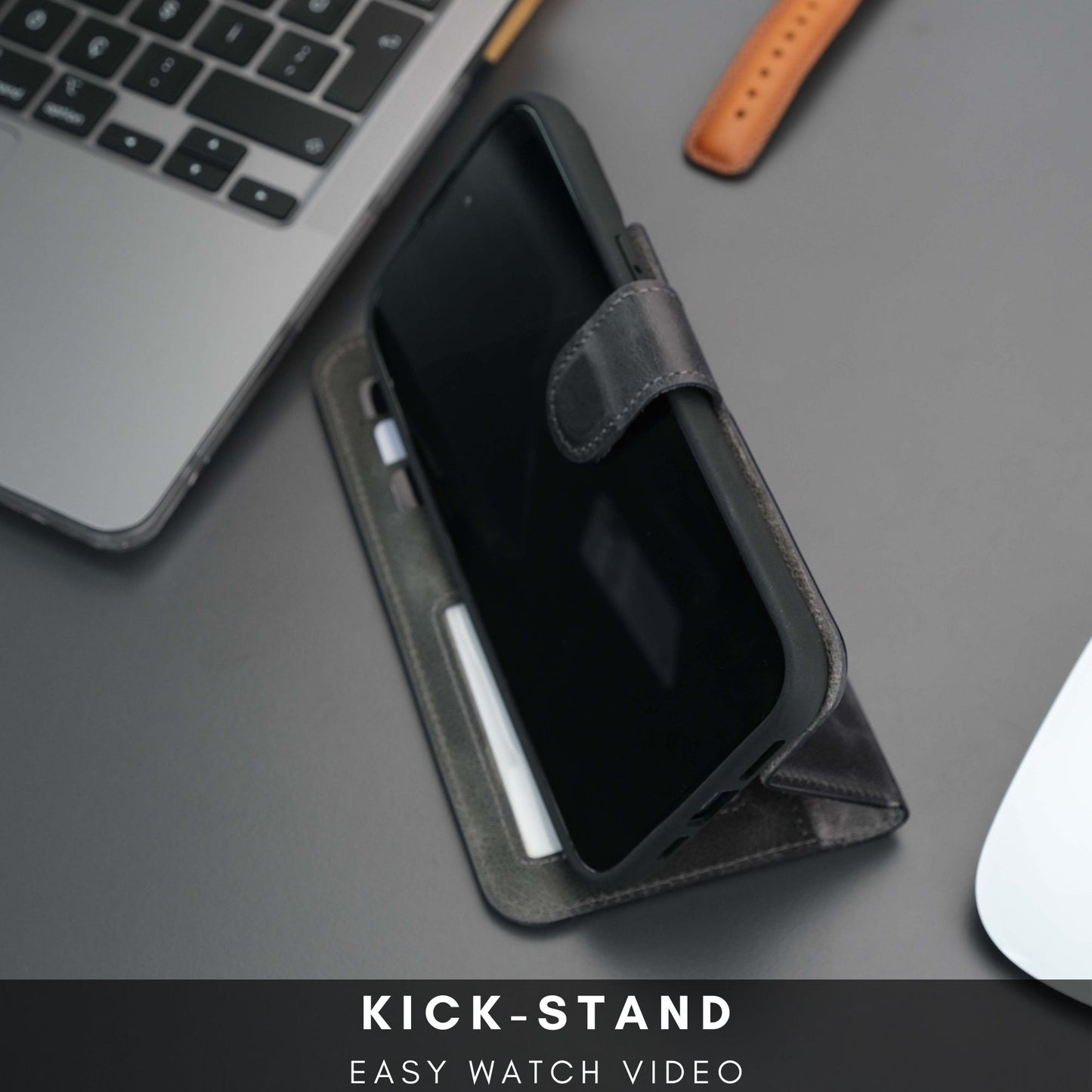 Casper Leather iPhone 14 Pro Wallet Case | MagSafe