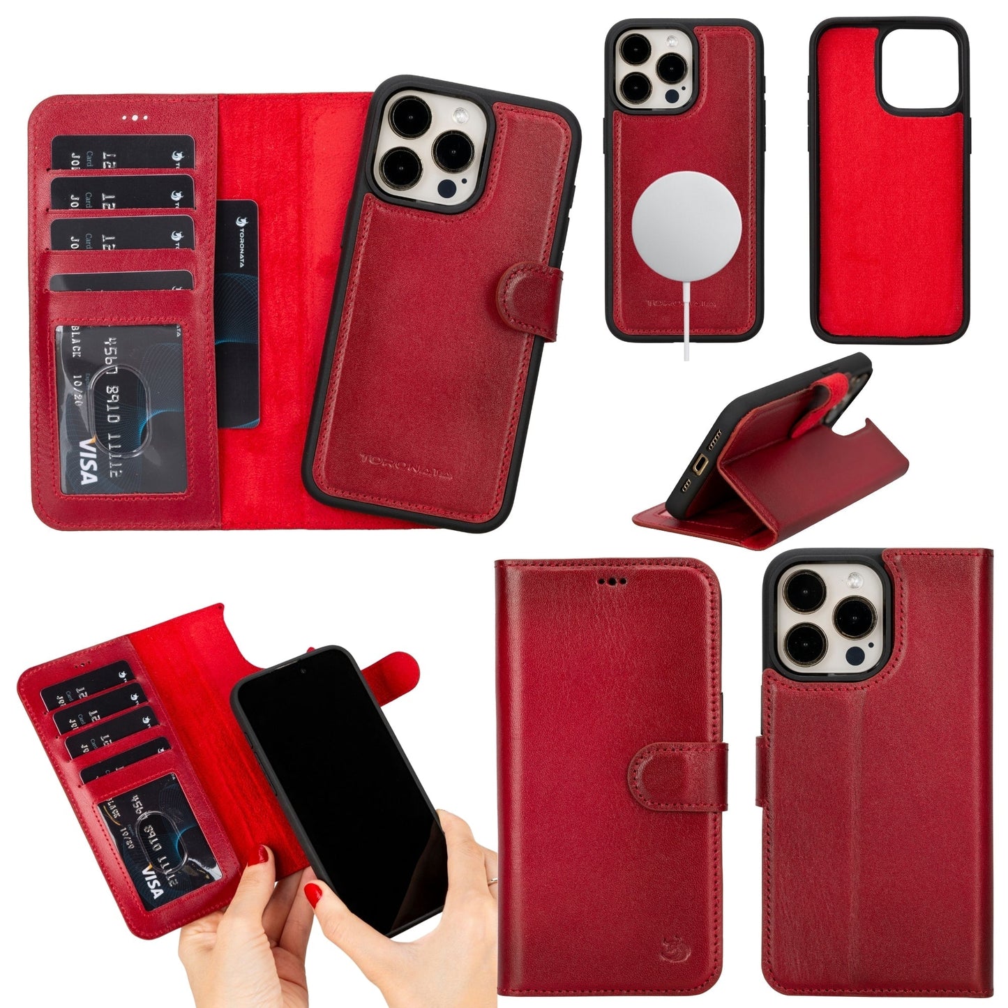 Casper Leather iPhone 14 Pro Max Wallet Case | MagSafe