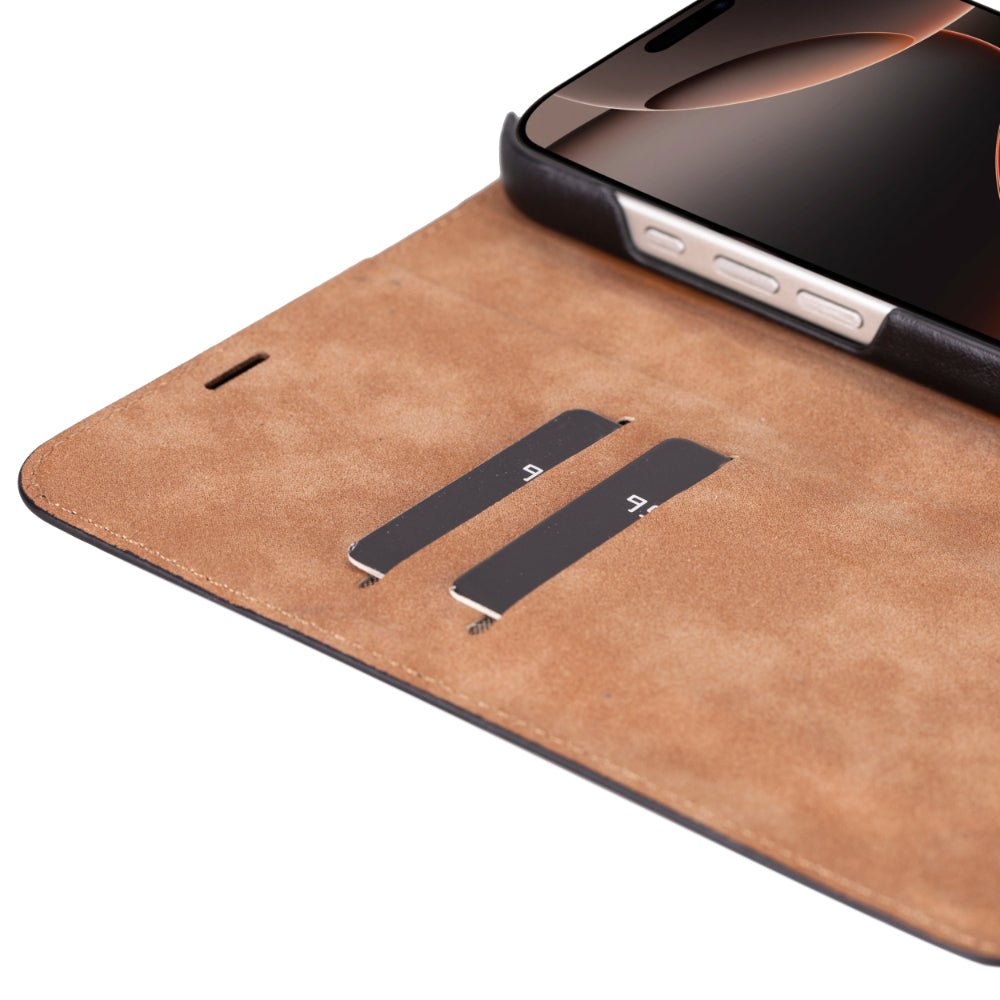 Decatur Leather iPhone 16 Pro Folio Case
