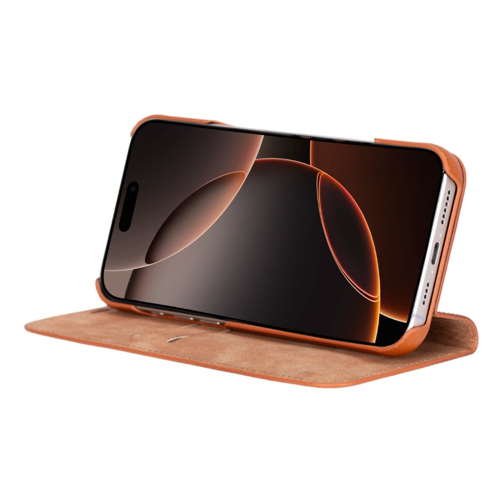 Decatur Leather iPhone 16 Pro Folio Case