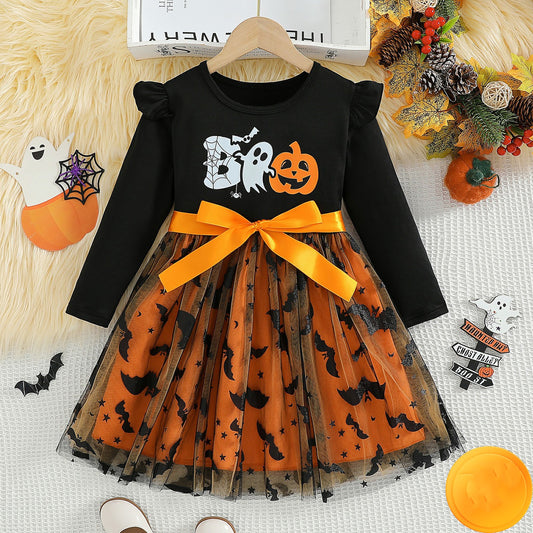ClaudiaG Home Halloween children's dress costume featuring a colorful, festive design for kids' trick-or-treating and parties.