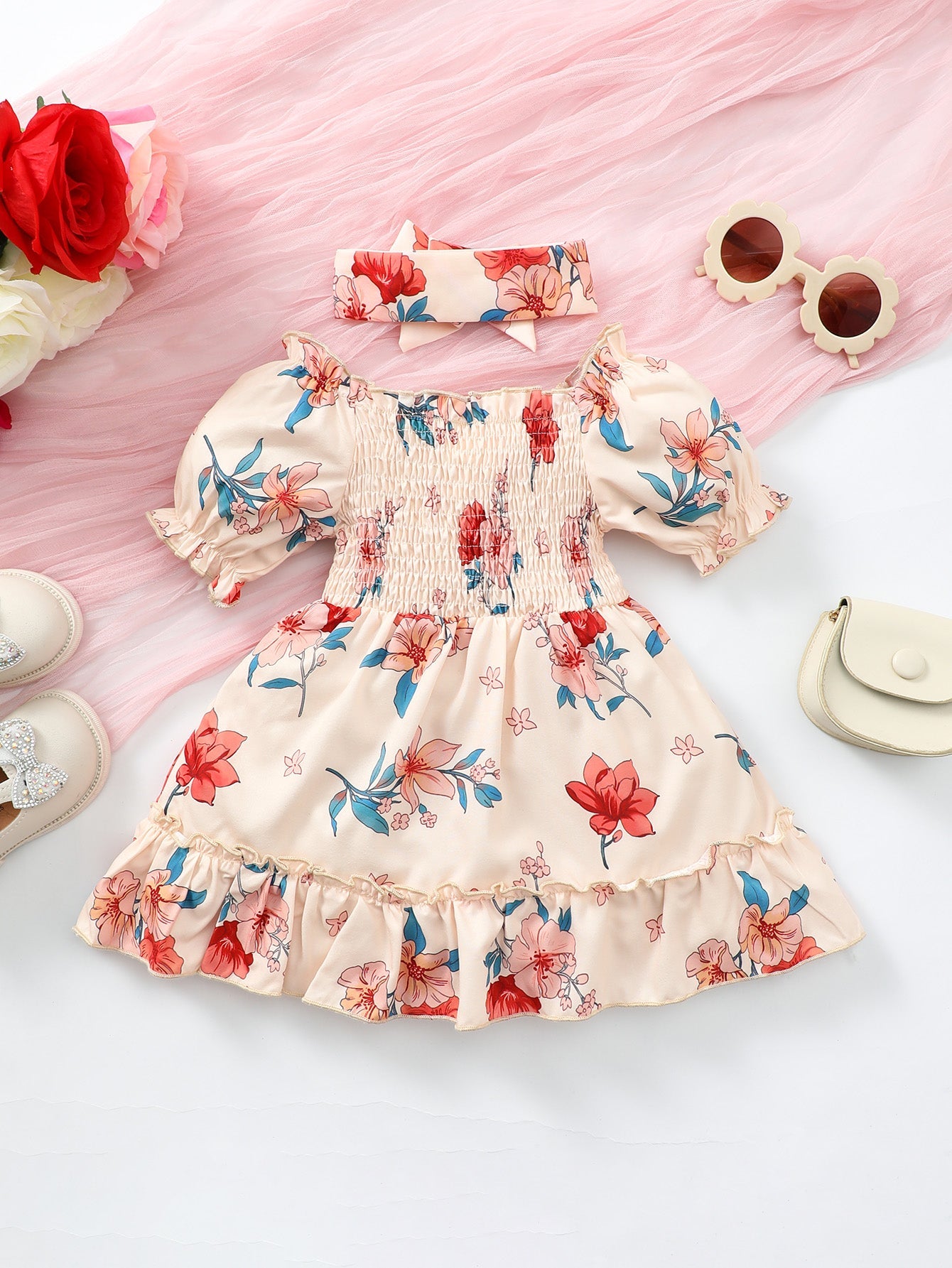 baby-girl-floral-smocked-frill-trim-dress