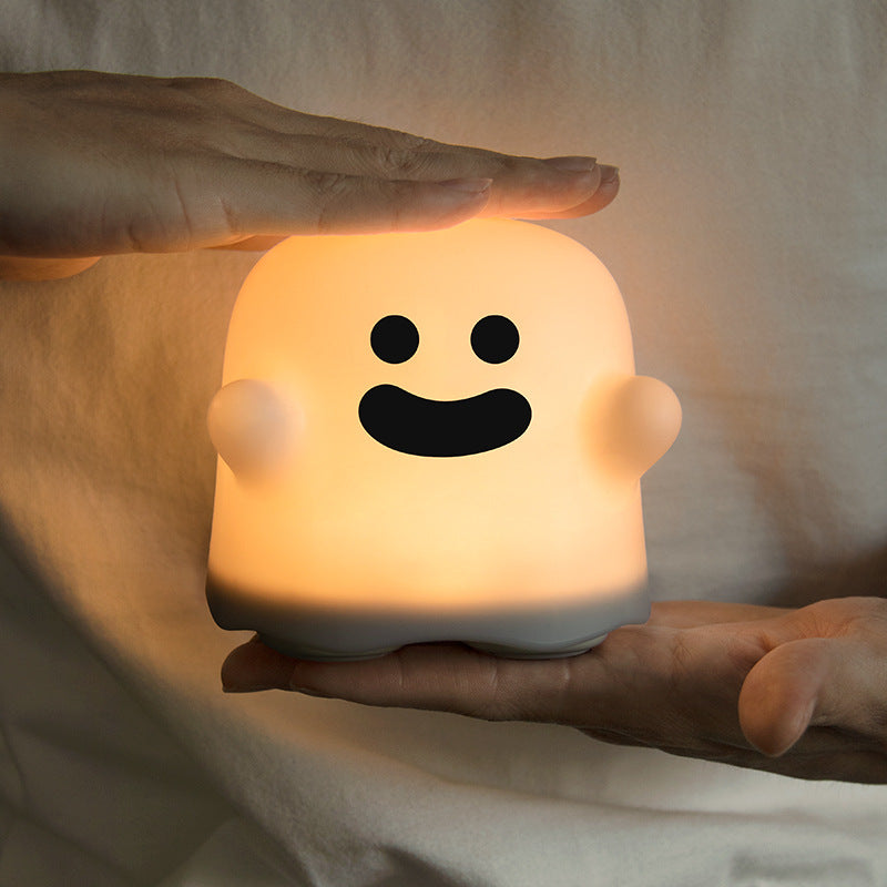 Creative Ghost Night Light Touch Love Fun Funny Parent Child Light Cute Bedroom Charging Birthday Gift - American Smart