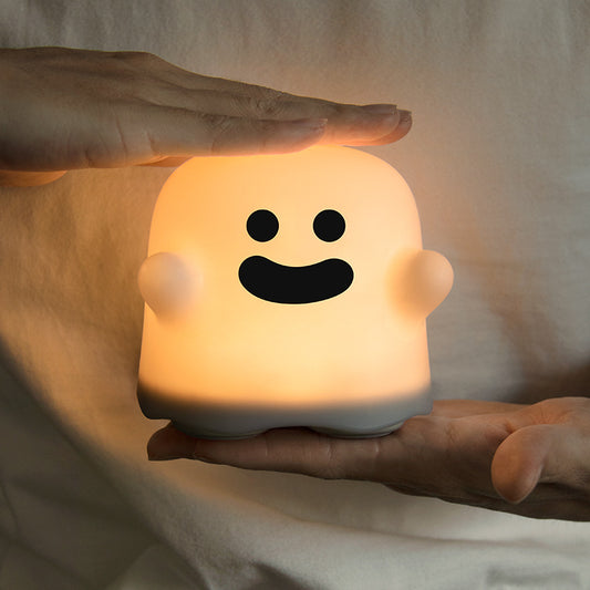 Creative Ghost Night Light Touch Love Fun Funny Parent Child Light Cute Bedroom Charging Birthday Gift - American Smart