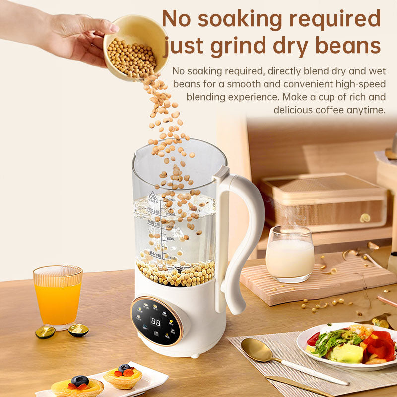 eprolo 1.4L nuts milk maker and soy milk machine with 16 blades for plant-based drinks, oatmeal, almond, and grain beverages