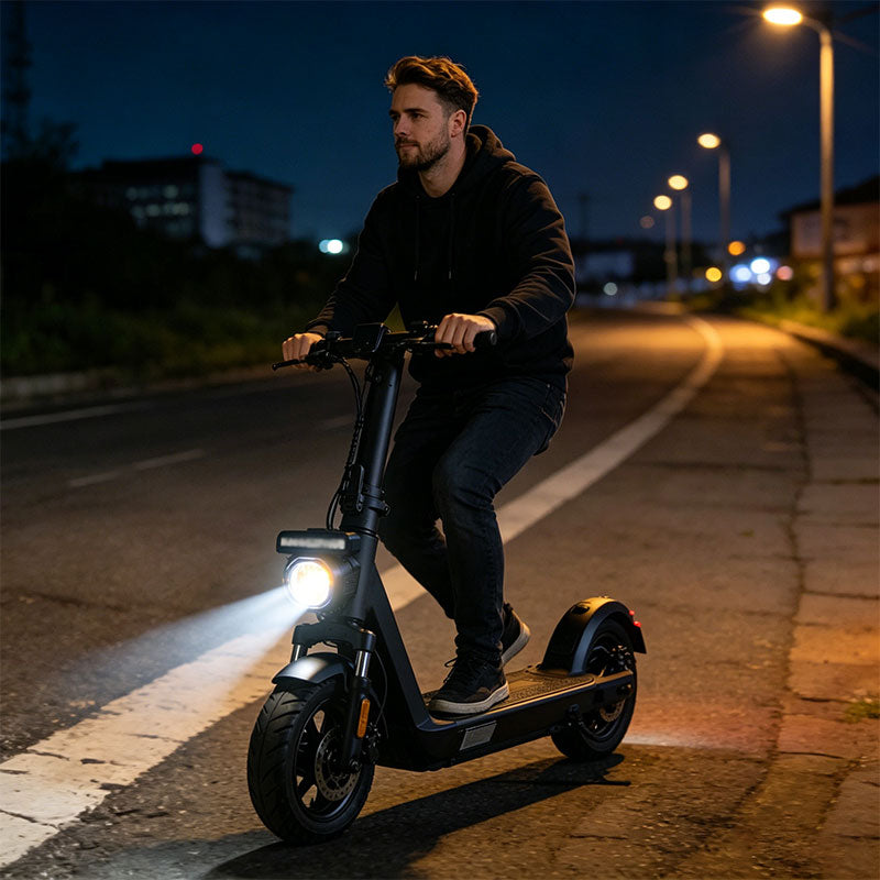 A89E Replacement Headlight for Kukirin G2 Pro DB Electric Scooter, Waterproof LED Front Light Bulb Assembly - American Smart