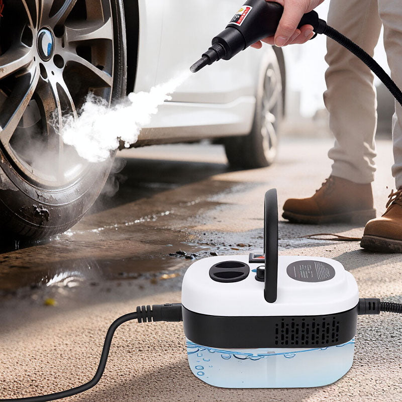 AC Steam Cleaner, Portable High Temp Steamer for Kitchen Grease, Range Hood, Glass & Home Appliance Disinfection - American Smart