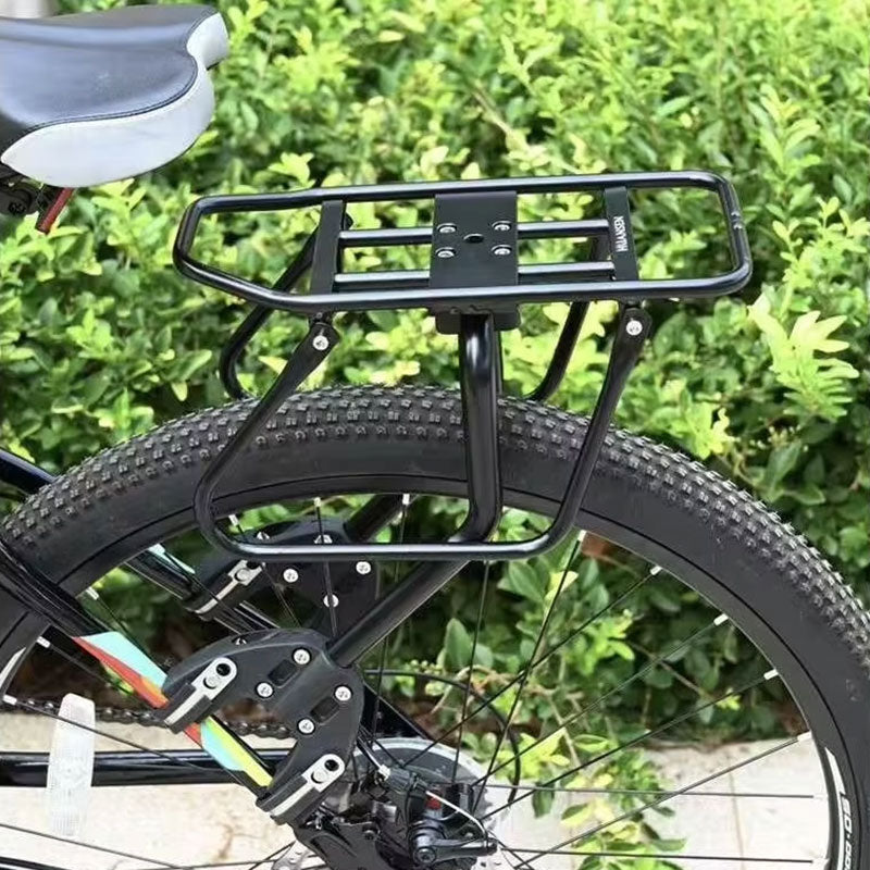 Aluminum Alloy Rear Bike Rack, Universal Cargo Carrier for Mountain, Road & Adventure Bicycles - American Smart