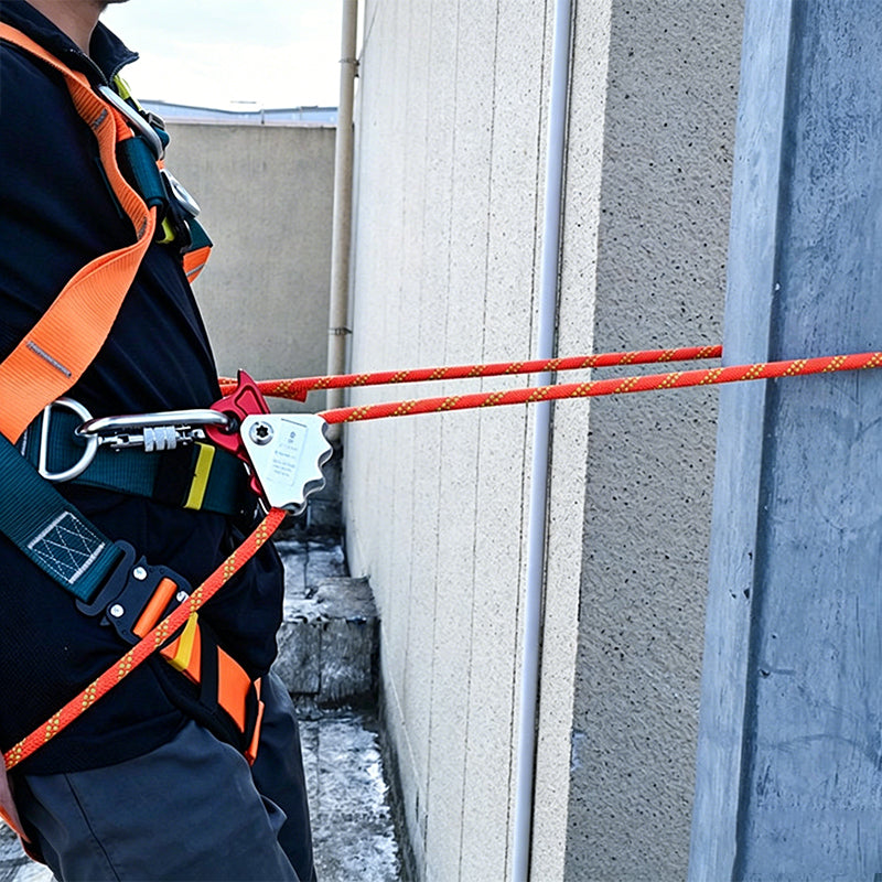 Auto Lock Carabiner & Rope Grab – High Altitude Fall Protection Safety Hook - American Smart