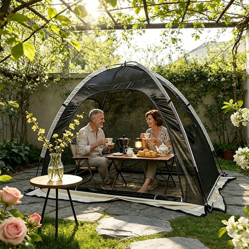 Cool Mesh Tent with Mosquito-Proof Design — Double-Sized Anti-Insect Screen Canopy for Weekend Outdoor Relaxation - American Smart