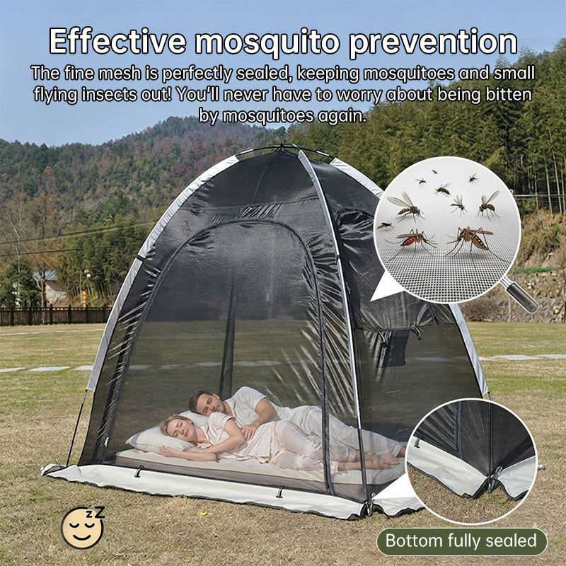 Cool Mesh Tent with Mosquito-Proof Design — Double-Sized Anti-Insect Screen Canopy for Weekend Outdoor Relaxation - American Smart