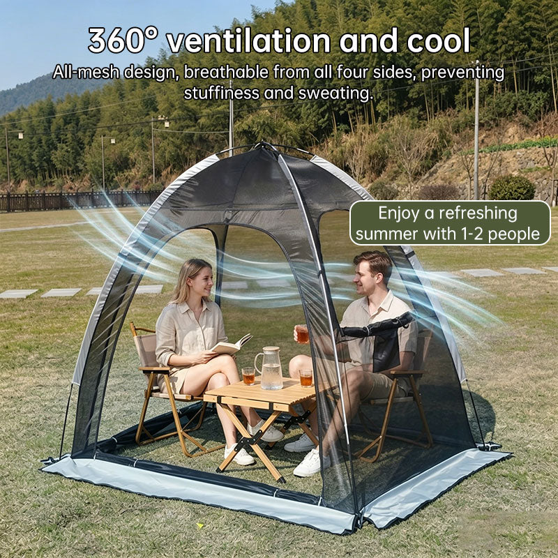 Cool Mesh Tent with Mosquito-Proof Design — Double-Sized Anti-Insect Screen Canopy for Weekend Outdoor Relaxation - American Smart