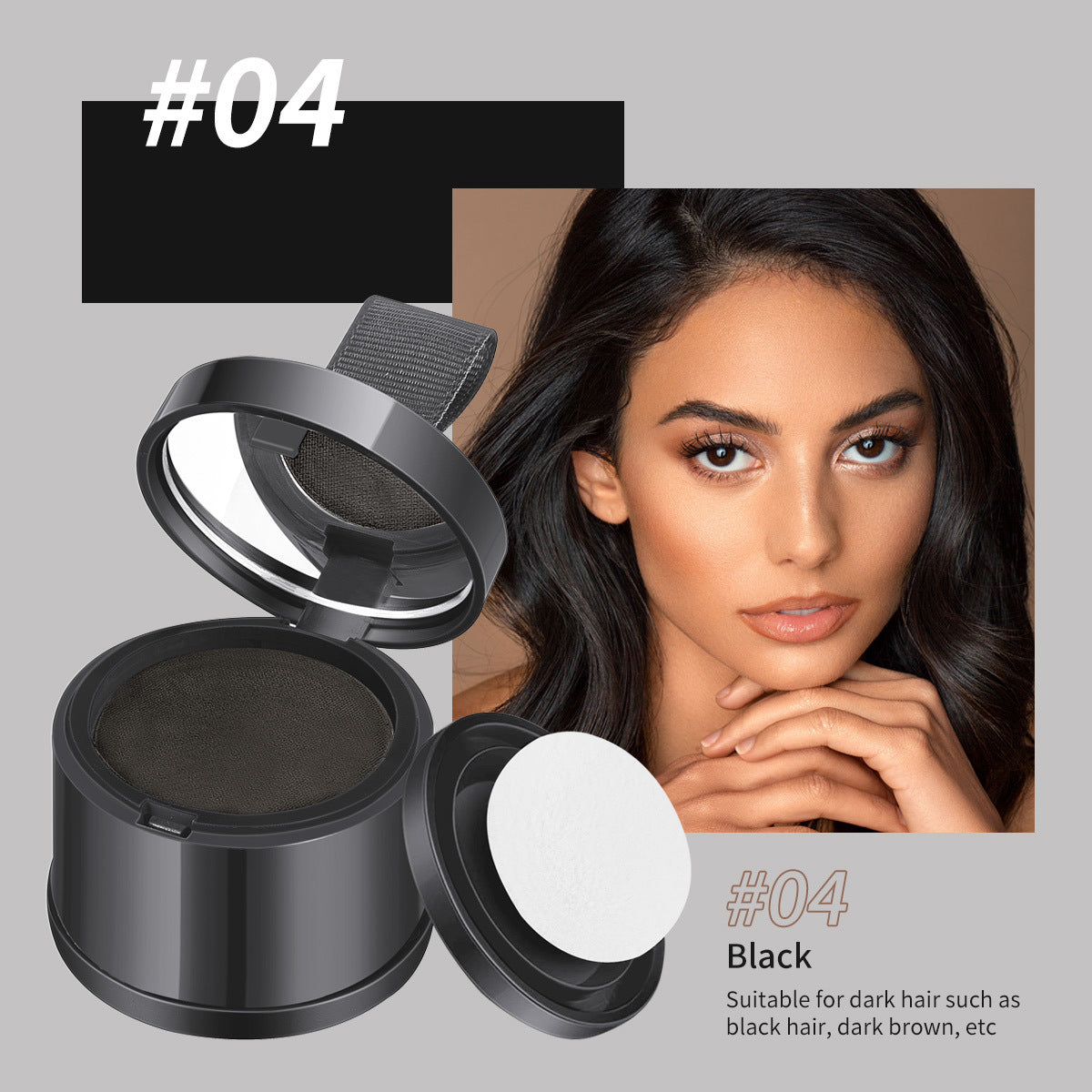 Eprolo hairline powder contouring shadow for forehead, waterproof, sweat-proof hair replacement artifact with natural finish