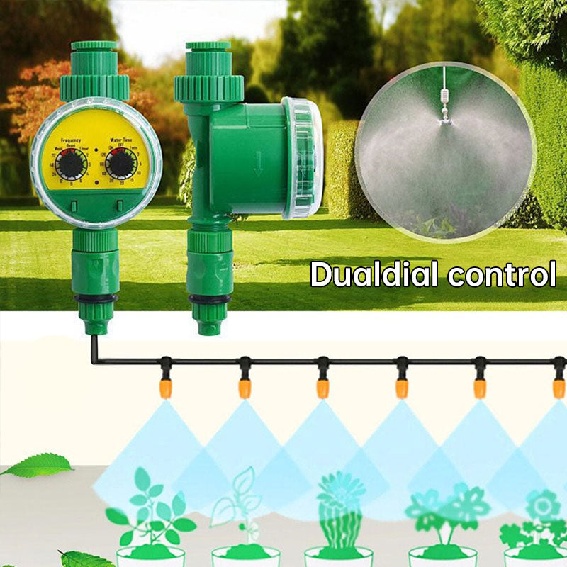 Digital Programmable Water Timer for Garden Irrigation - LCD Display, Automatic On/Off, Weatherproof Design - American Smart