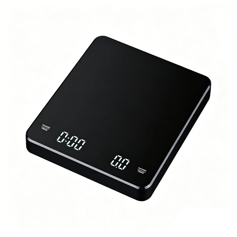 Eprolo high-precision coffee scale with LED display, waterproof design, USB recharge, and timer for espresso and pour-over brewing.