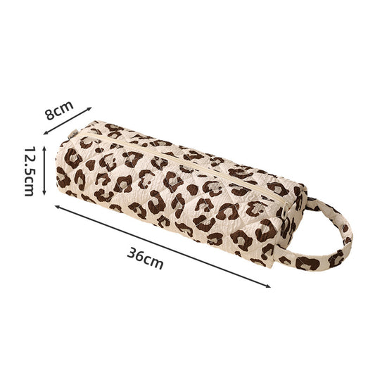 Eprolo padded hair dryer and curling iron storage bag with handle, large cotton dustproof travel case for styling tools.