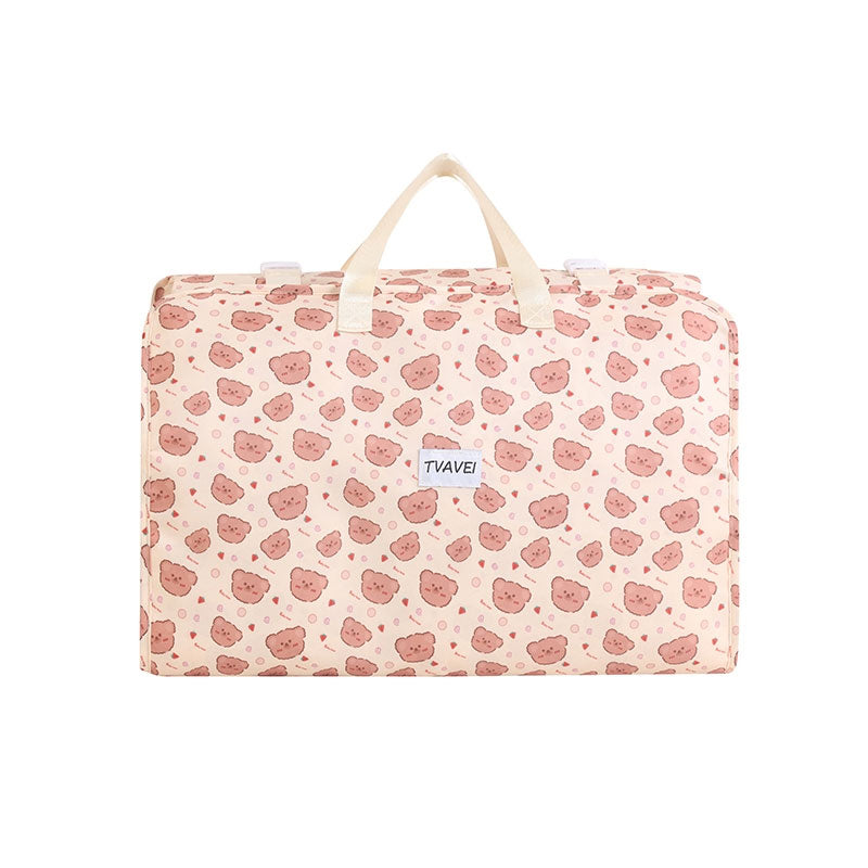 eprolo portable travel clothes organizer bag with large compartments for shirts, pants, underwear, and socks.