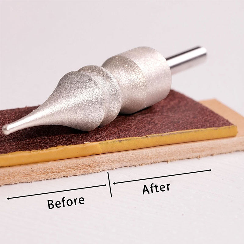 eprolo professional leather polishing kit with burnishing tools for edge finishing and shaping, suitable for leather crafting.