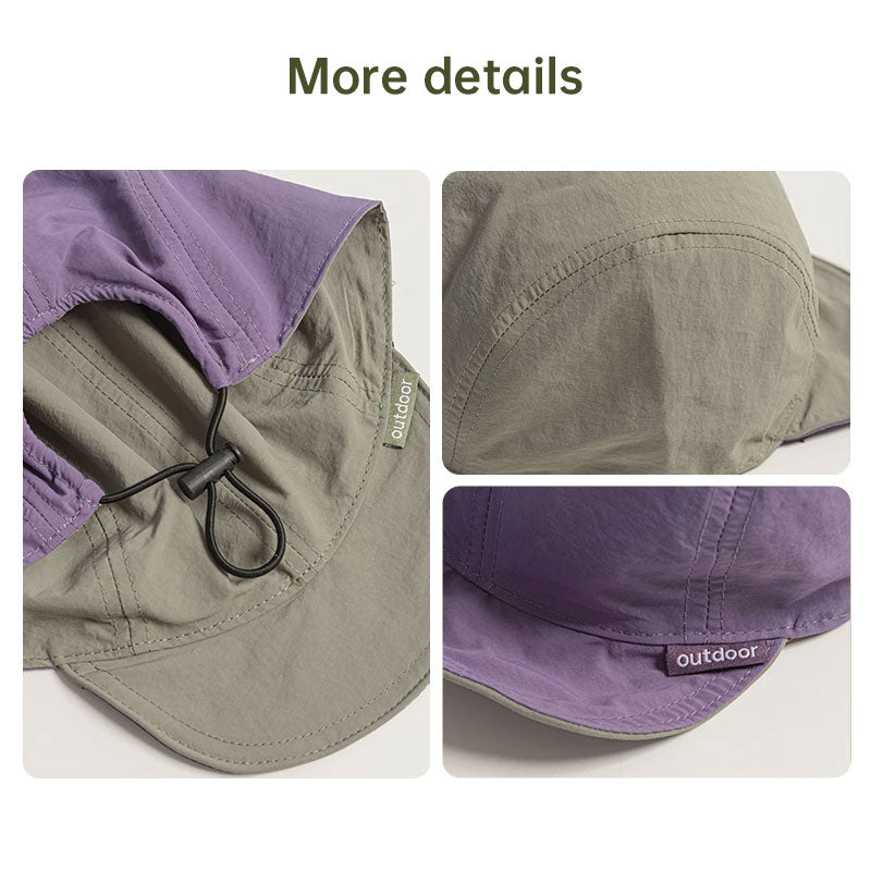 Unisex 3-in-1 reversible bucket hat by eprolo, quick-dry sun cap suitable for hiking and casual wear, shown in a versatile style.