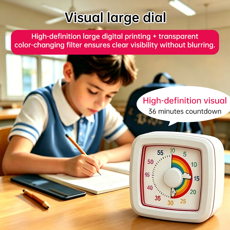 Eprolo Yunbaoit digital visual timer with countdown clock and night light, suitable for kids and kitchen use.