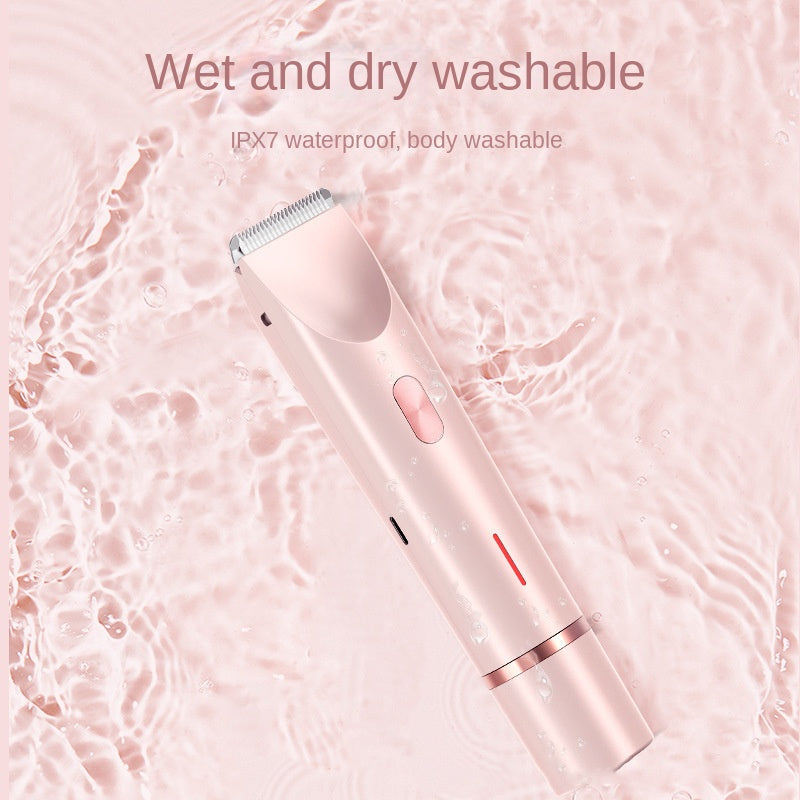Double headed shaver new electric hair removal device women's private pubic hair removal device - American Smart