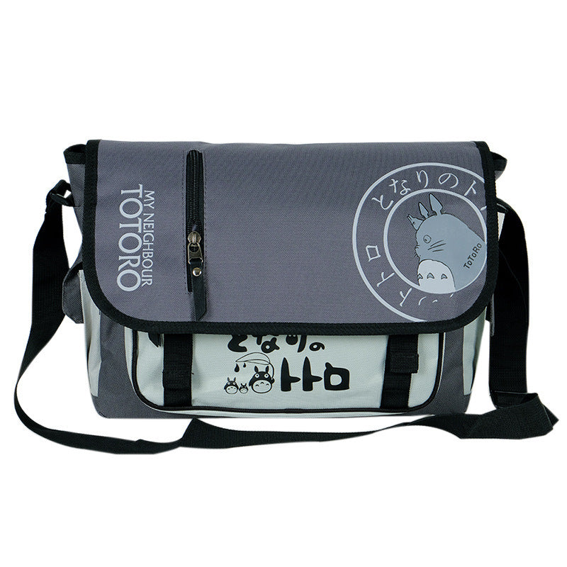 Anime Totoro shoulder bag by eprolo featuring Miyazaki Hayao's iconic character, perfect for students and anime fans.