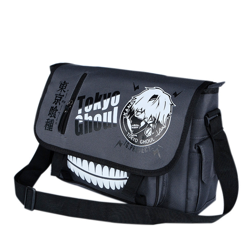 Eprolo Miyazaki Totoro shoulder bag featuring a Totoro character design, anime-themed student backpack for fans of Studio Ghibli