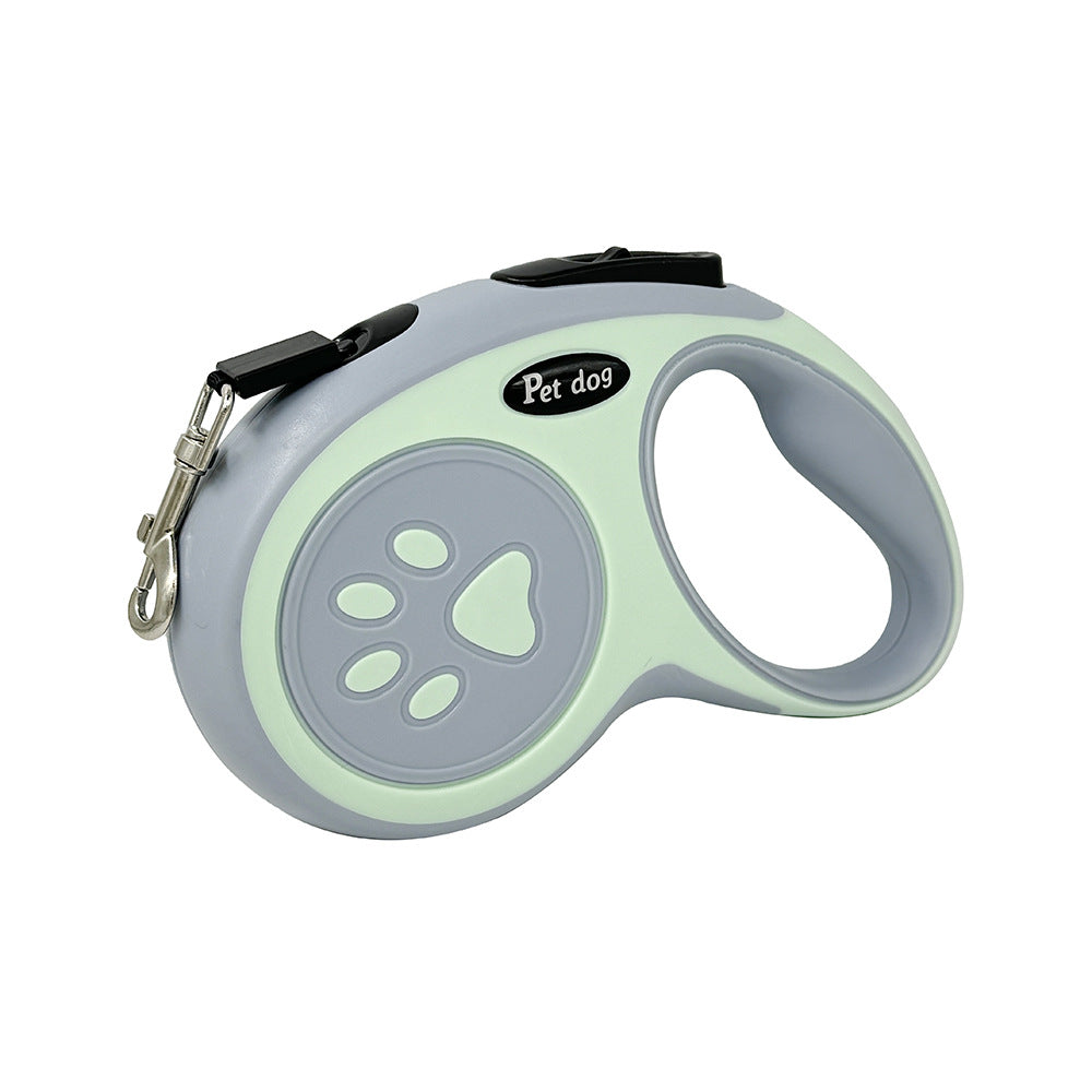 Eprolo pet automatic retractable leash with high-tension dog walking rope for medium and large breeds, featuring a durable chain.