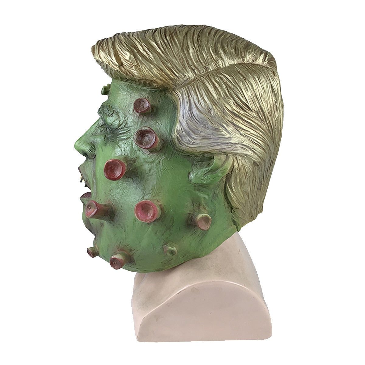 Eprolo Halloween virus latex mask with horror design, role-playing headgear, perfect for cosplay and Halloween costumes.