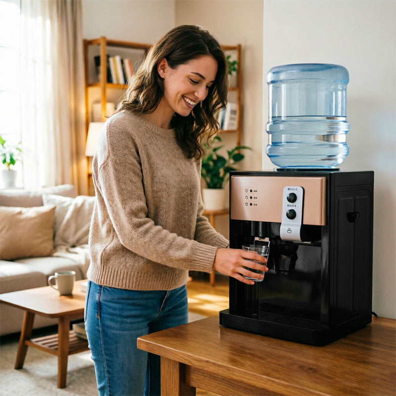 Electric Countertop Water Dispenser 8°C-95°C, Hot Cold Water Cooler for Home Kitchen Office Use - American Smart