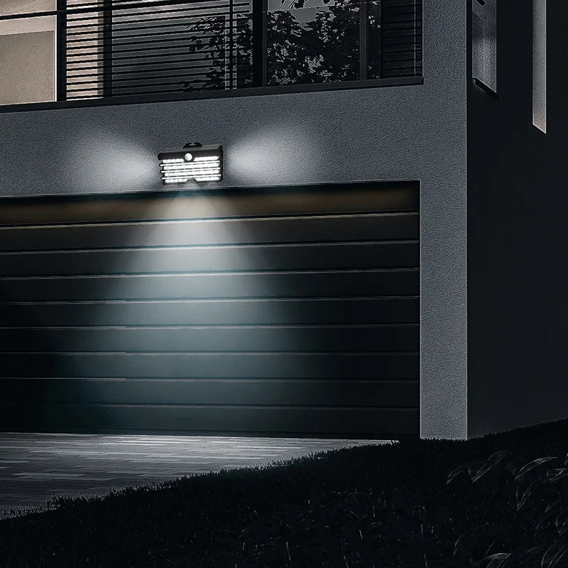 Baseus LED Solar Light Outdoor Solar Garden Lights Motion Sensor Wall Lamp Waterproof Solar Powered Garden Landscape Lawn Lamp - American Smart