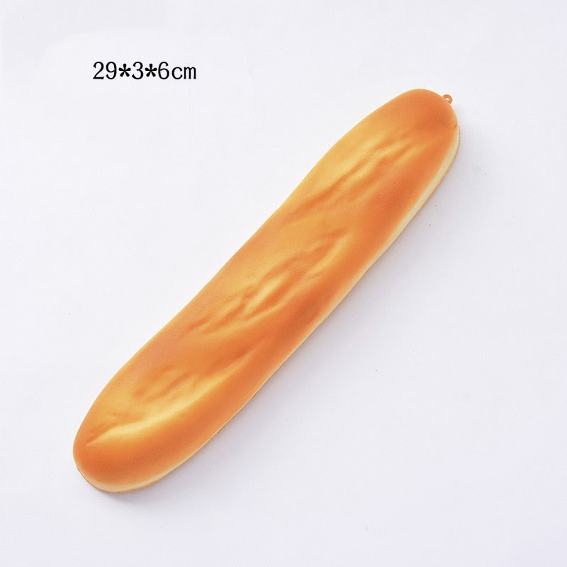 Eprolo squishy bread, toast, and donuts stress relief toy set with slow rising, soft, and realistic food simulation for desktop decoration.