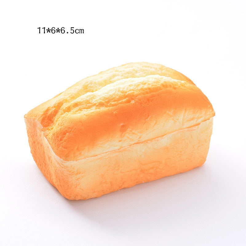 Eprolo squishy food toy set featuring realistic bread, toast, and donuts for stress relief and desktop decoration, slow-rising squeeze toy