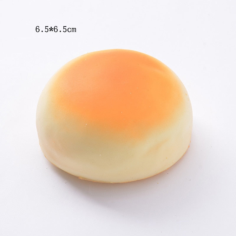 Eprolo squishy bread toast and donut stress relief toys with slow-rise design, perfect for desktop decoration and teasing fun.