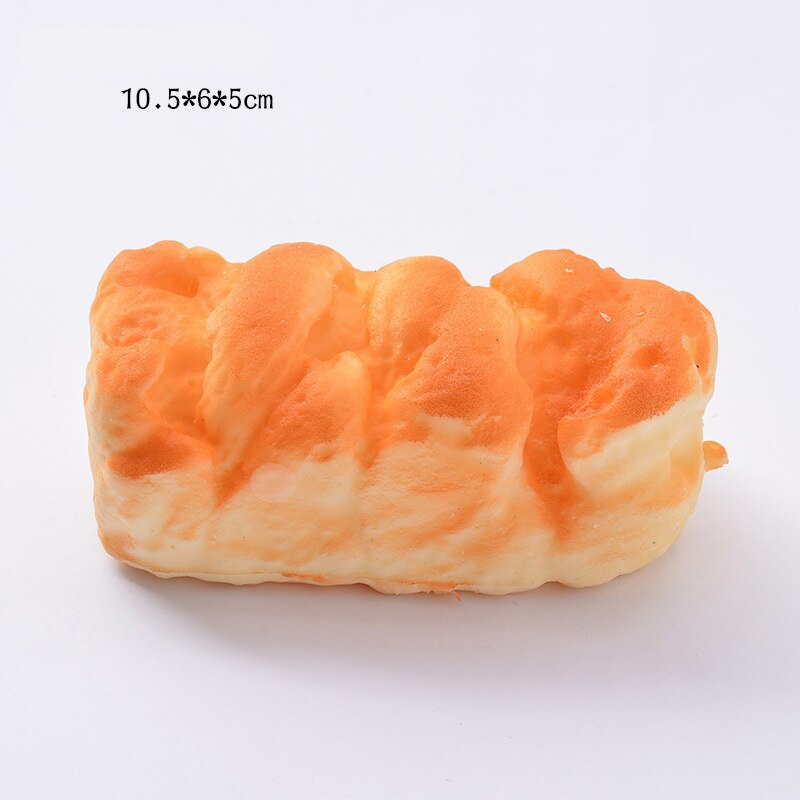 Eprolo squishy food toy set featuring bread, toast, and donuts, designed for stress relief and desktop decoration.