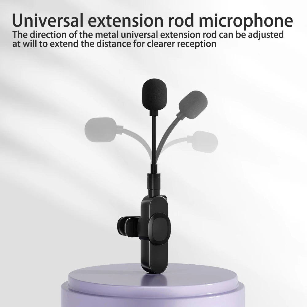 eprolo K35D wireless microphone with 3.5mm collar clip for teachers, classroom use, and bee amplifier with video receiver.