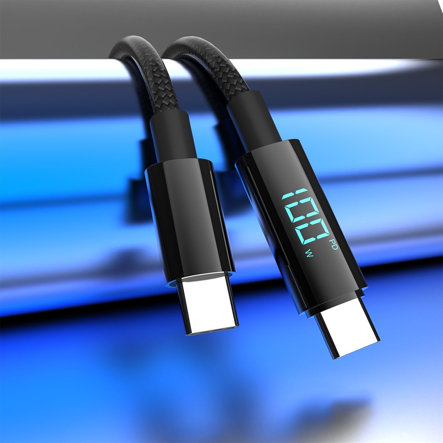 eprolo 100W digital fast charging braided Type-C data cable, 1.2m, compatible with 66W fast charging for mobile devices