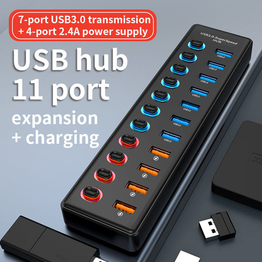 eprolo 3.1 Gen2 HUB3.0 laptop expansion dock with multiple ports for data transfer and device connectivity.