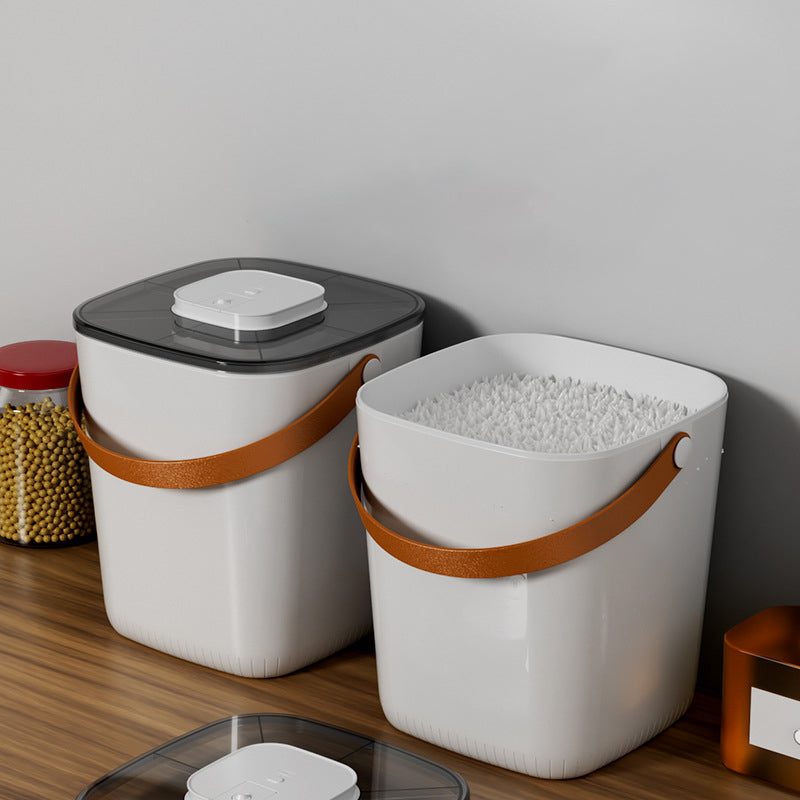 Eprolo intelligent vacuum rice storage bucket with 13L capacity, includes charging section, designed for fresh grain preservation