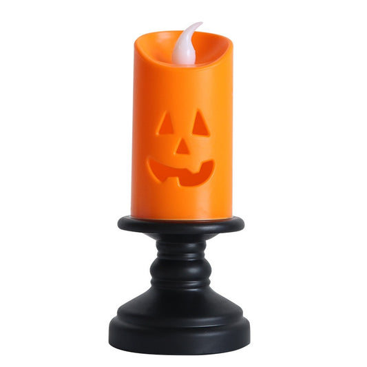 Eprolo Halloween LED candle light with flickering flame effect, perfect for spooky decorations and festive ambiance.