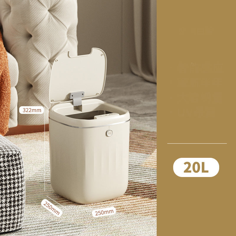 eprolo Intelligent Sensor Garbage Can with automatic lid opening and modern design for hands-free waste disposal.