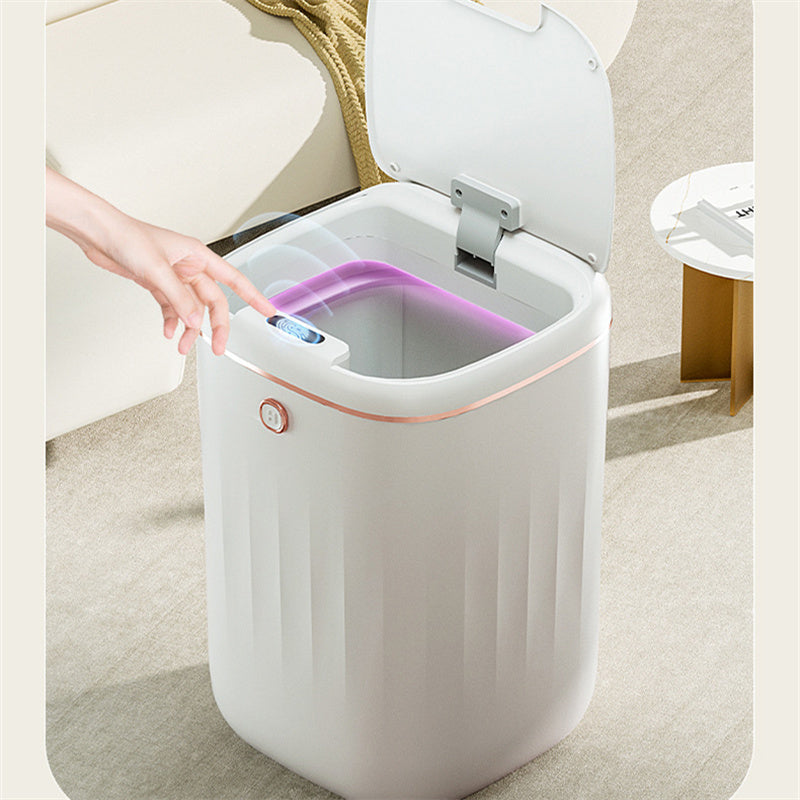 eprolo intelligent sensor garbage can with automatic lid opening and sleek design, ideal for hands-free waste disposal