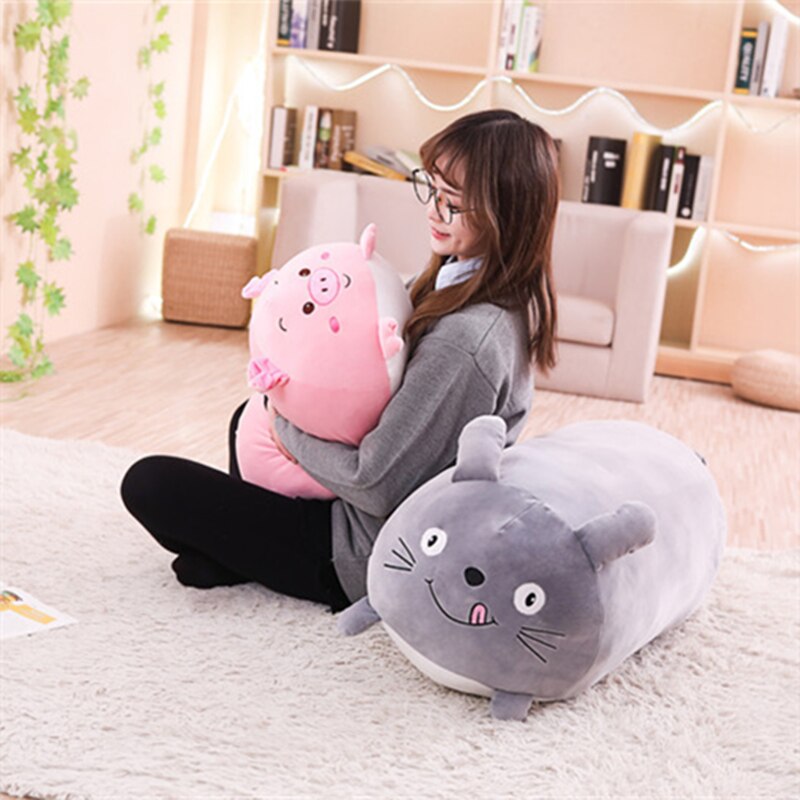 Cute Sumikko Gurashi plush bio pillow, Japanese animation character, soft stuffed toy, perfect Valentine gift for baby girls.