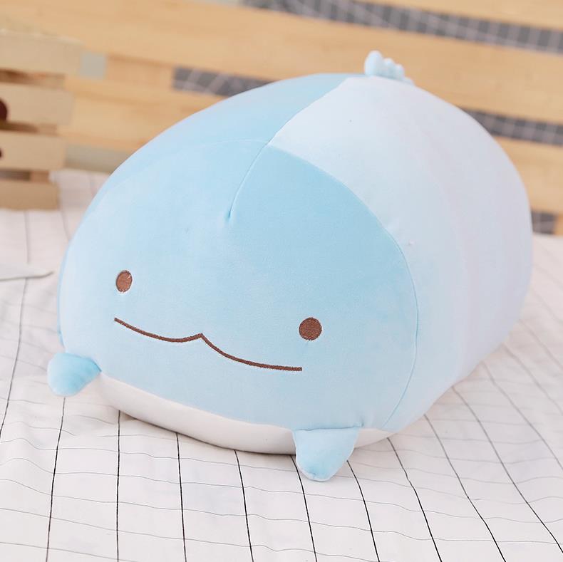 Cute Sumikko Gurashi plush pillow from eprolo, 30cm corner bio pillow, soft Japanese animation stuffed toy for babies and kids.
