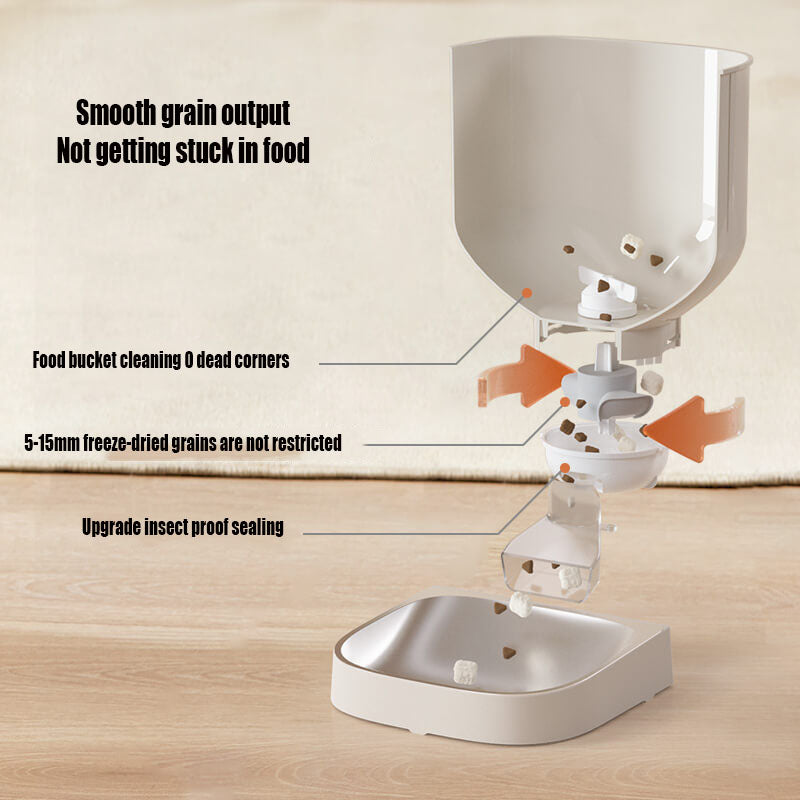 Eprolo 4.5L automatic pet feeder with mobile app control, video monitoring, and intelligent feeding for pets.